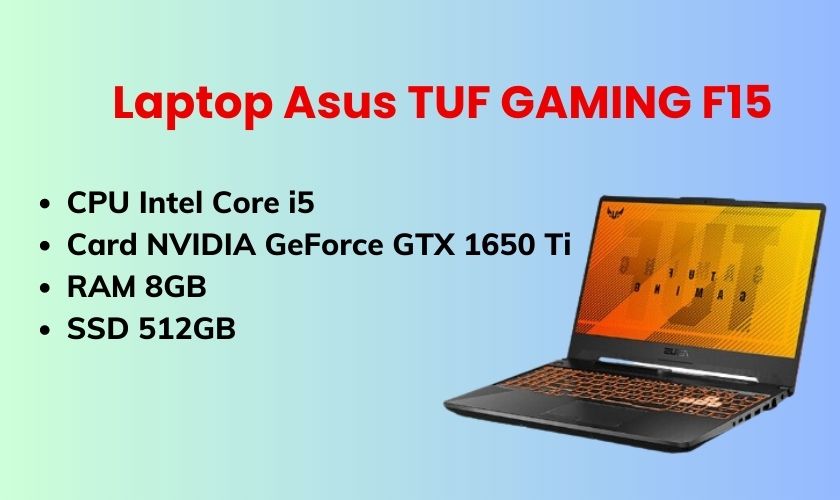 Laptop Asus TUF GAMING F15 FX506HF-HN014W